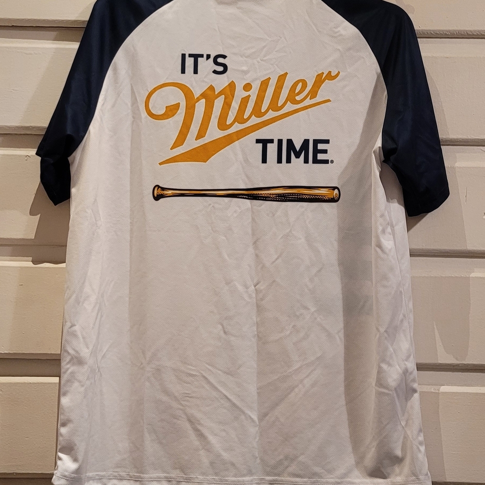 Miller Lite Baseball Jersey